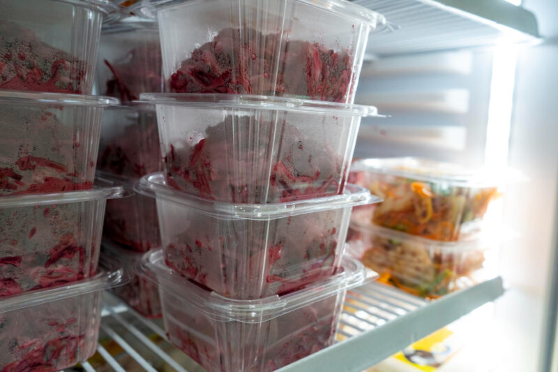 almacenamiento de alimentos congelados